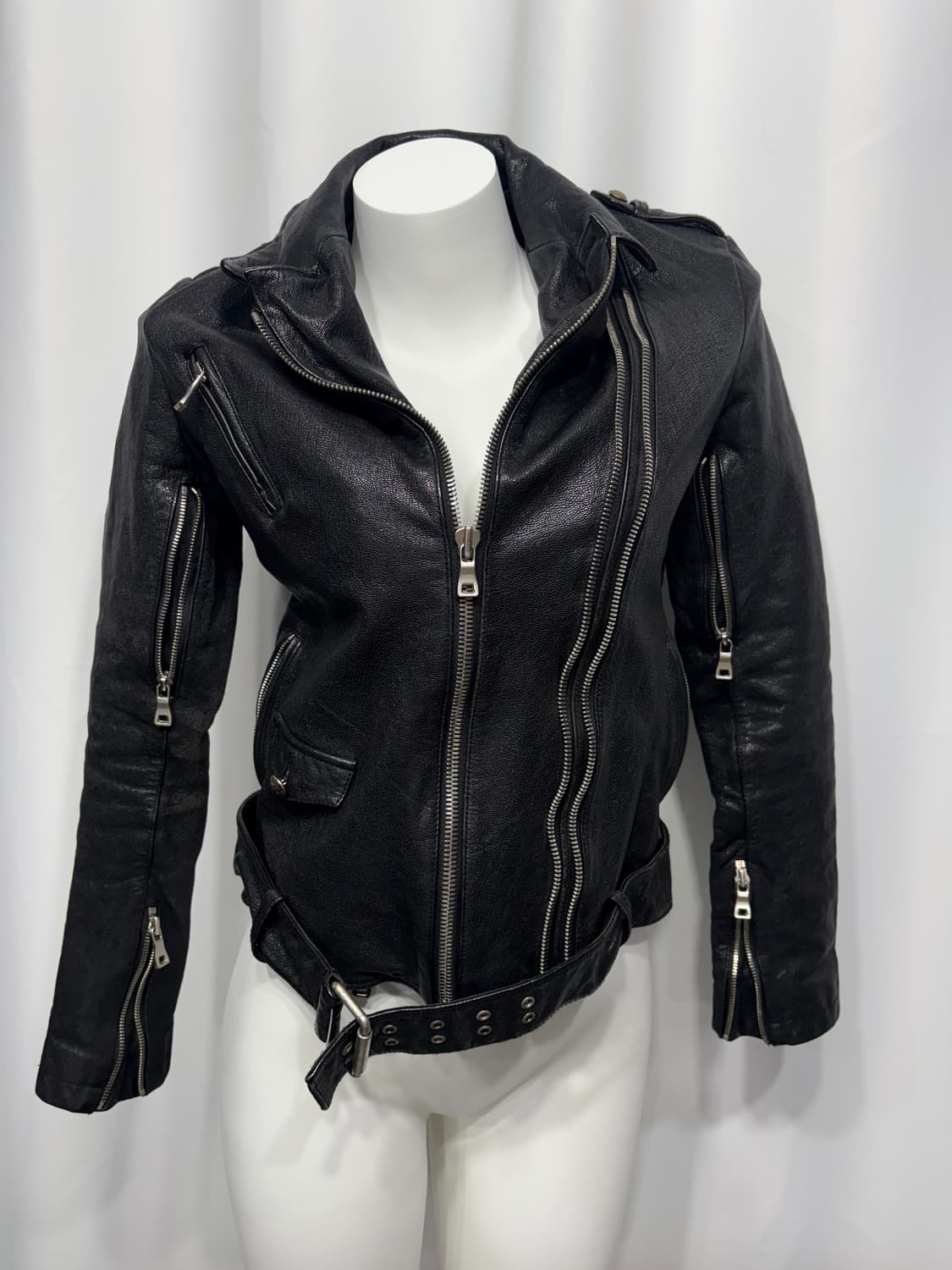 🎸블랙 디테일 레더 자켓🎸 상품이미지5