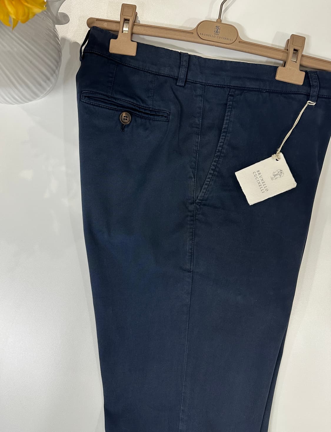 브루넬로 쿠치넬리 네이비 치노 팬츠 상품이미지1