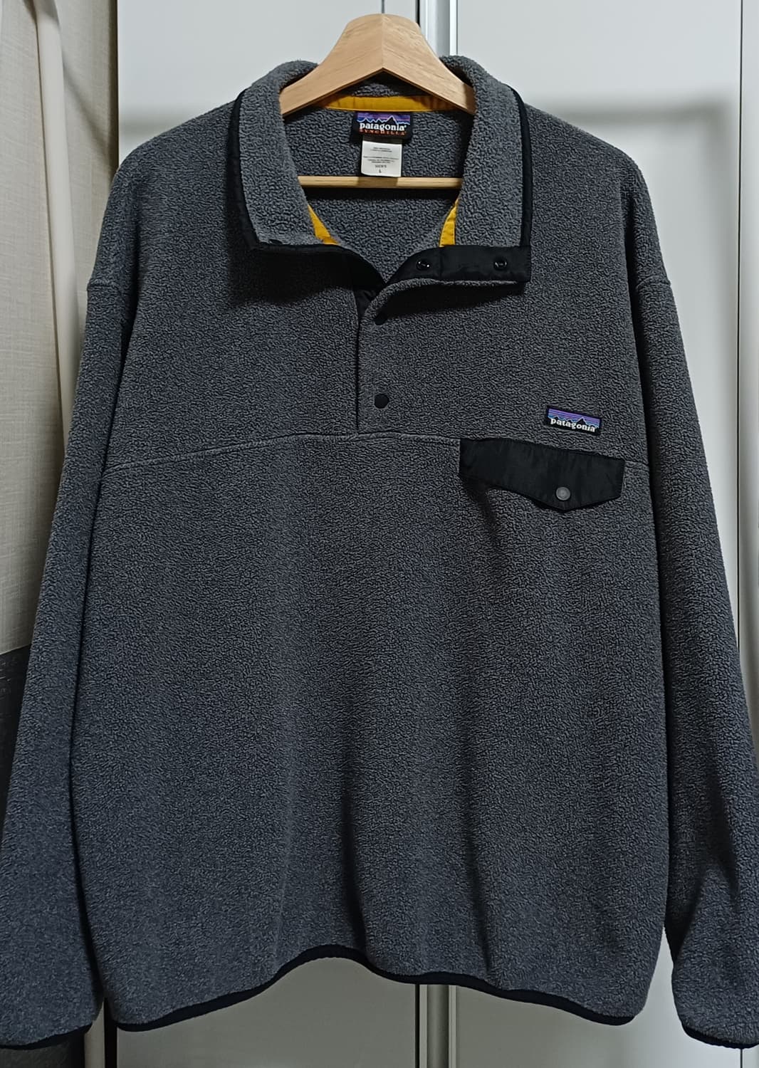 🇨🇴 [L] 파타고니아 신칠라 스냅티 - 니켈 / 블랙 상품이미지1