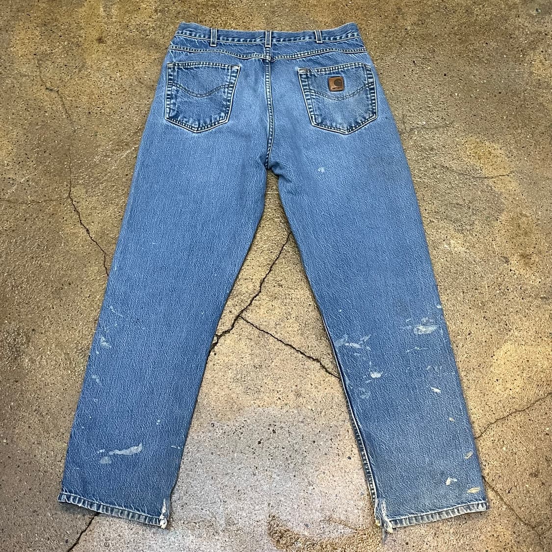 미국 빈티지 칼하트 페인팅 데님 청바지 워크웨어 상품이미지7
