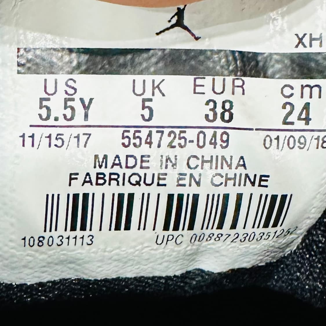 240) 나이키 운동화 여성 여자 신발 에어조던1 미드 블랙/화이트 상품이미지9