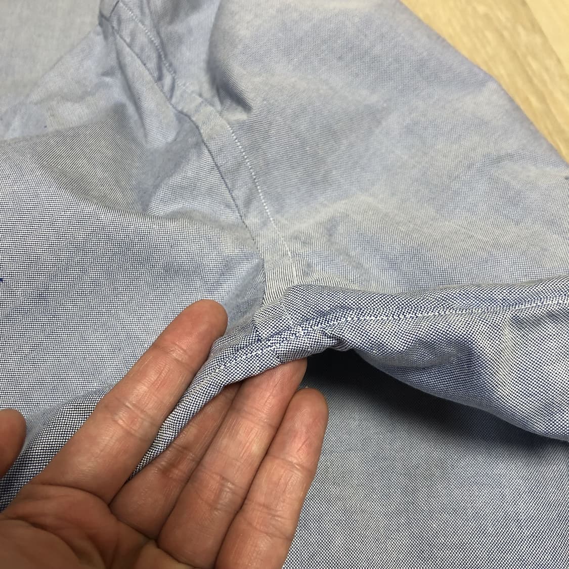 (XL-XXL) 새상품 90s 브룩스 브라더스 미국제 옥스포드 셔츠 블루 상품이미지6