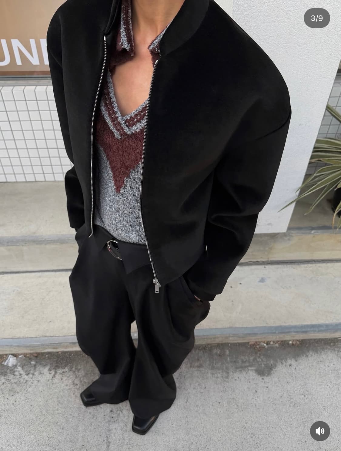 Jilsander 크롭 봄버 자켓 상품이미지2