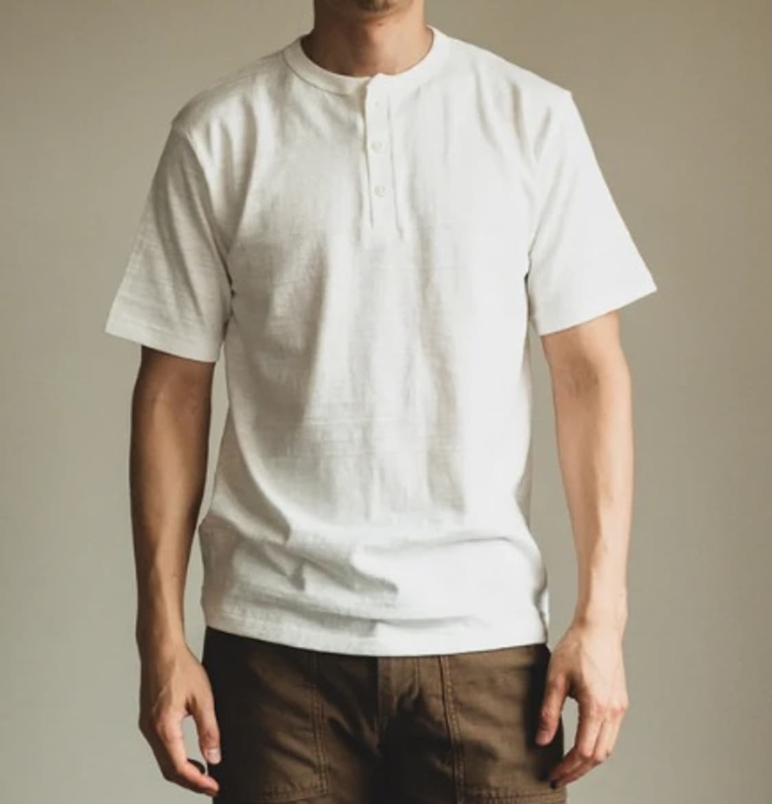 [L] 웨어하우스 천축 LOT 4601 헨리넥 반팔 상품이미지1