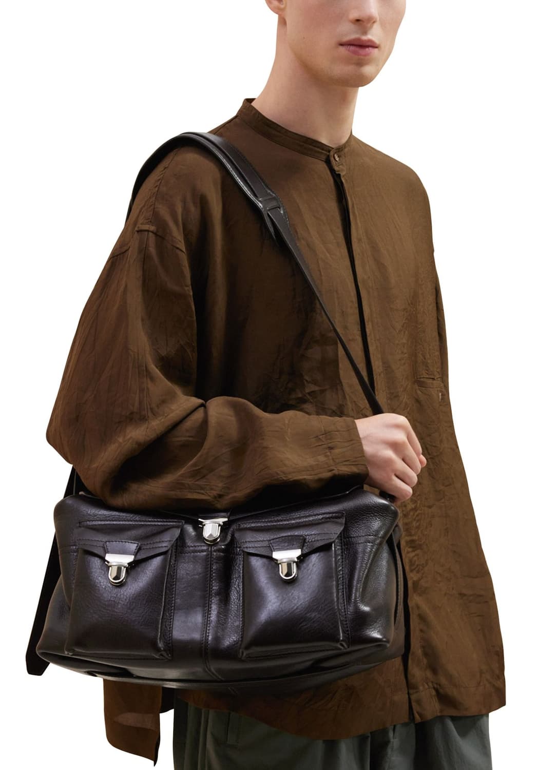 Lemaire 르메르 기어백 위켄드 에스프레소 상품이미지2