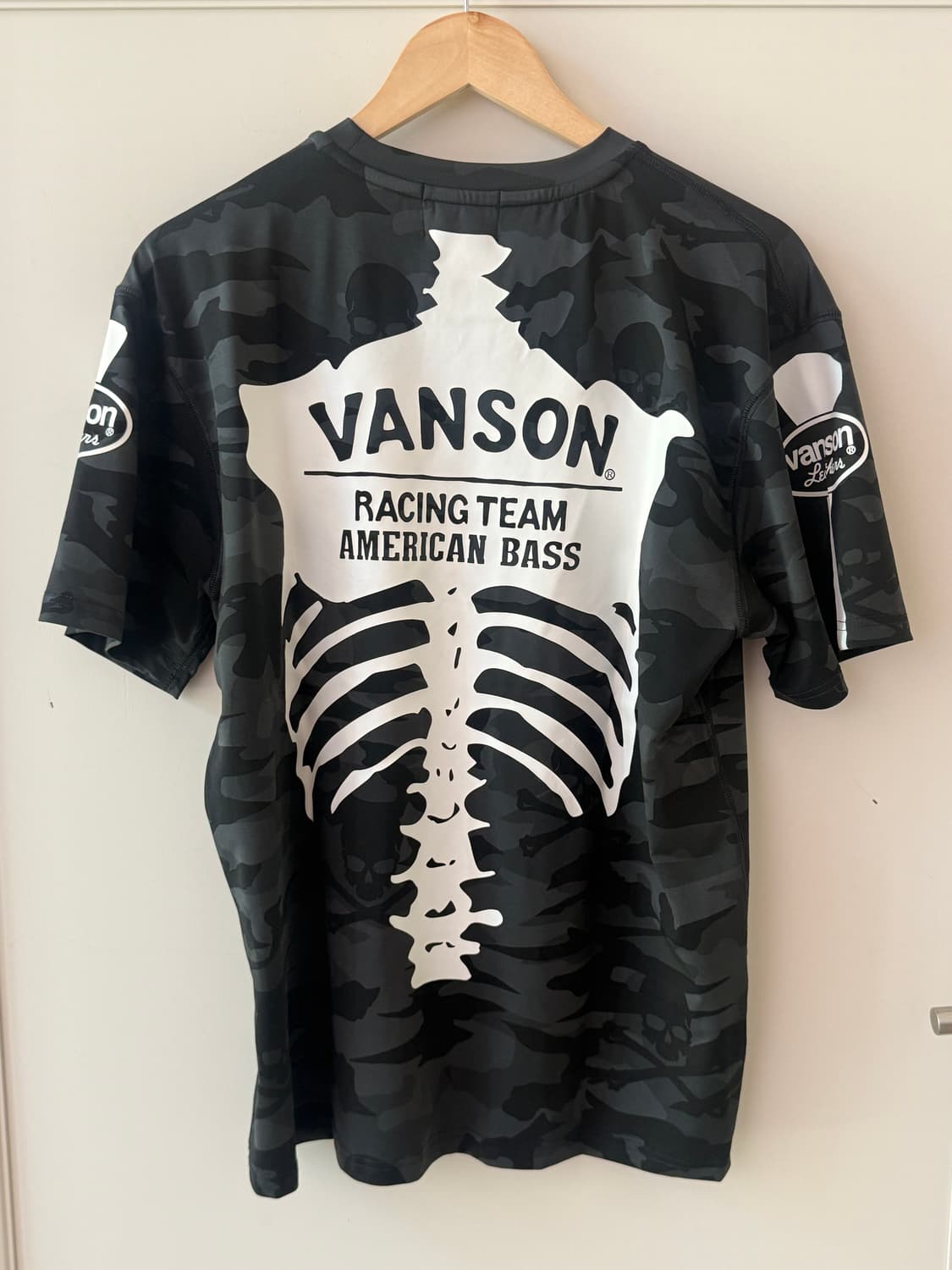 밴슨( Vanson Leathers) BONE 카모 반팔티 상품이미지1