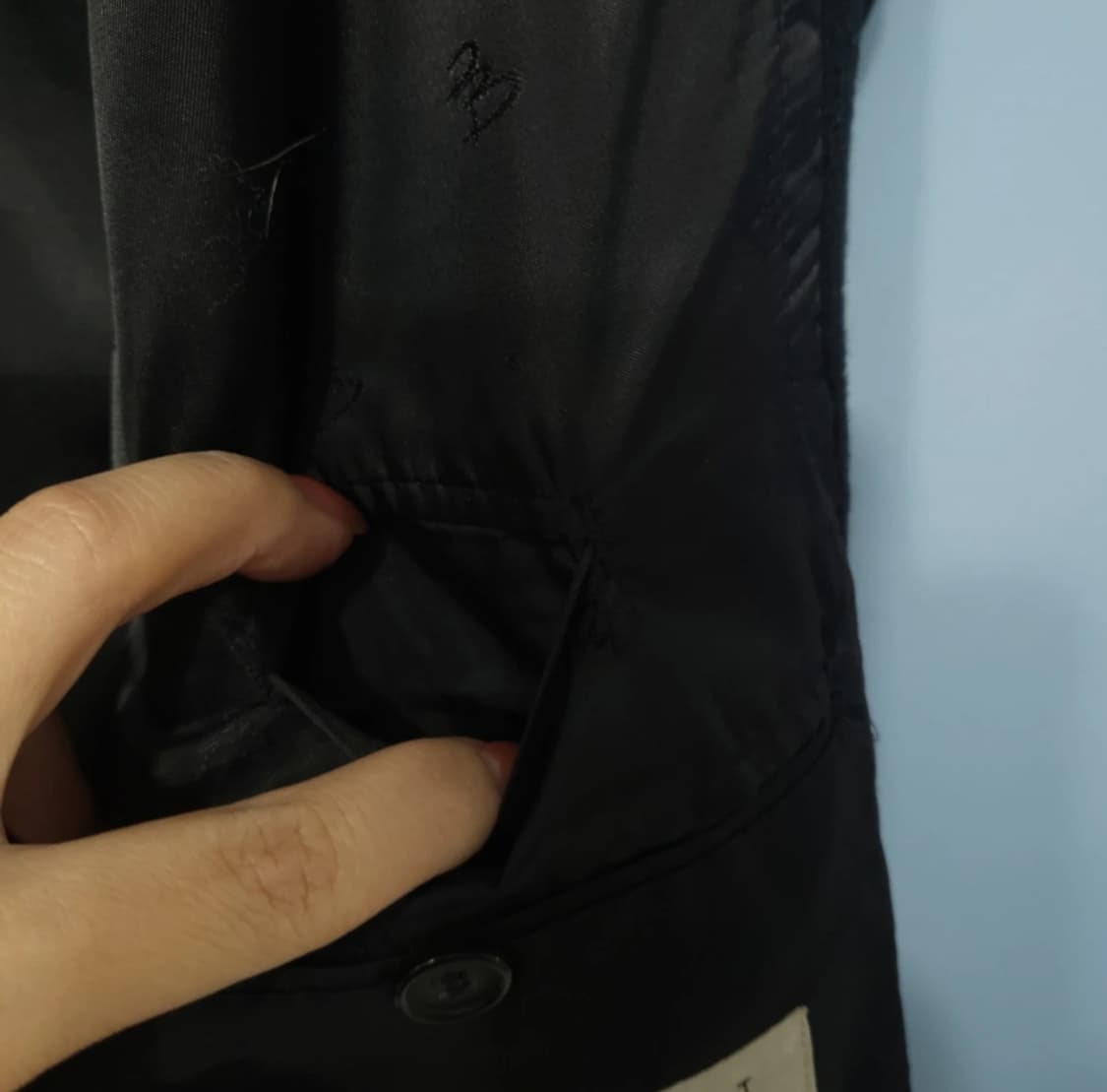 발망 블랙 하프 코트 ~95 상품이미지9