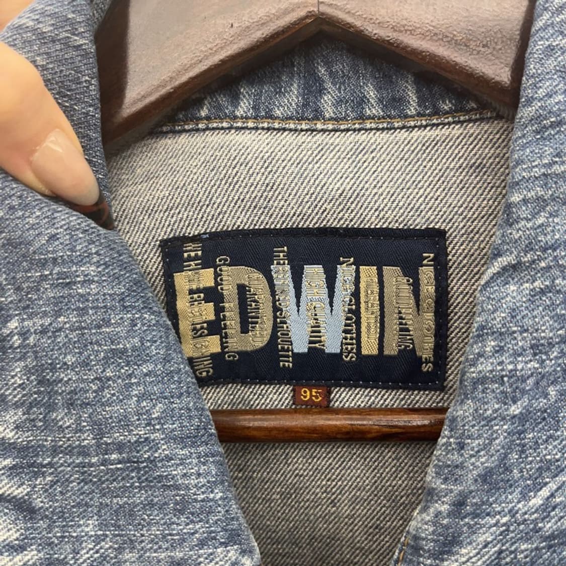 에드윈 컨트리 빈티지 트러커 데님 자켓 95 C08399 상품이미지5