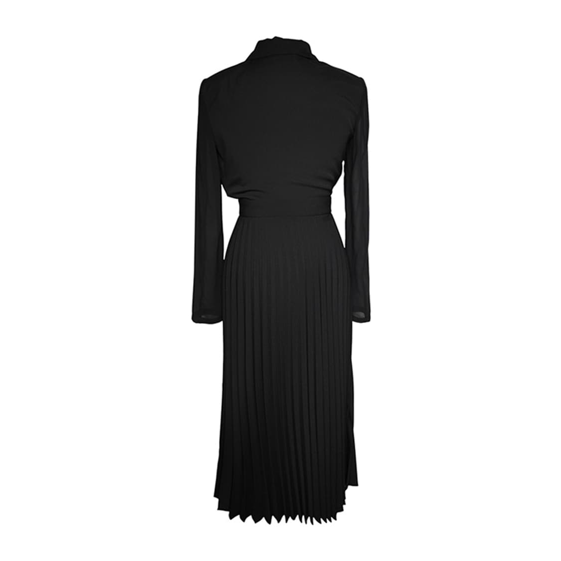 산드로 블랙 플리츠 셔츠원피스 55 상품이미지2