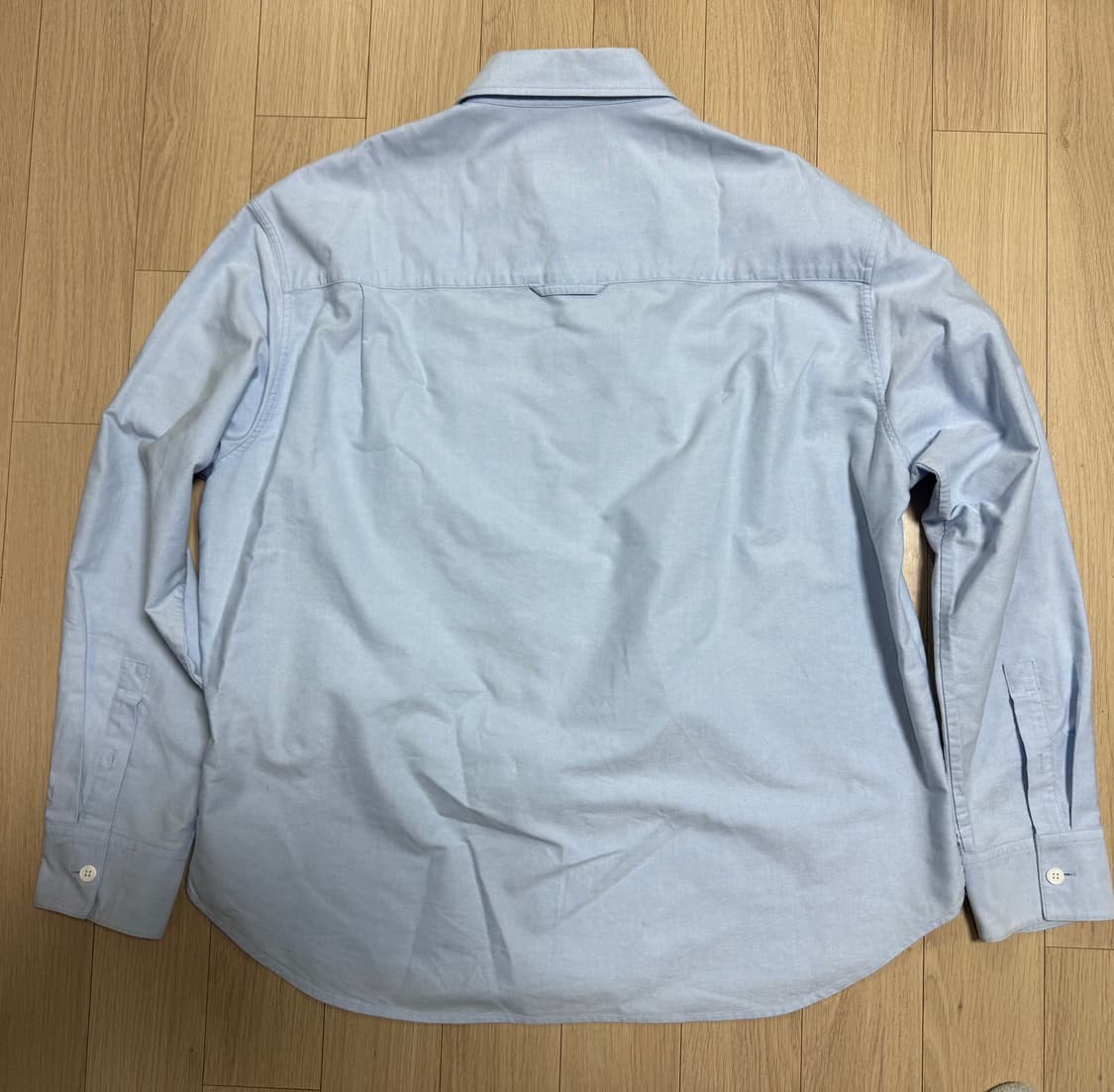 솔리드옴므(Solid Homme) 자수 로고  오버핏 옥스포드 셔츠 12 상품이미지2