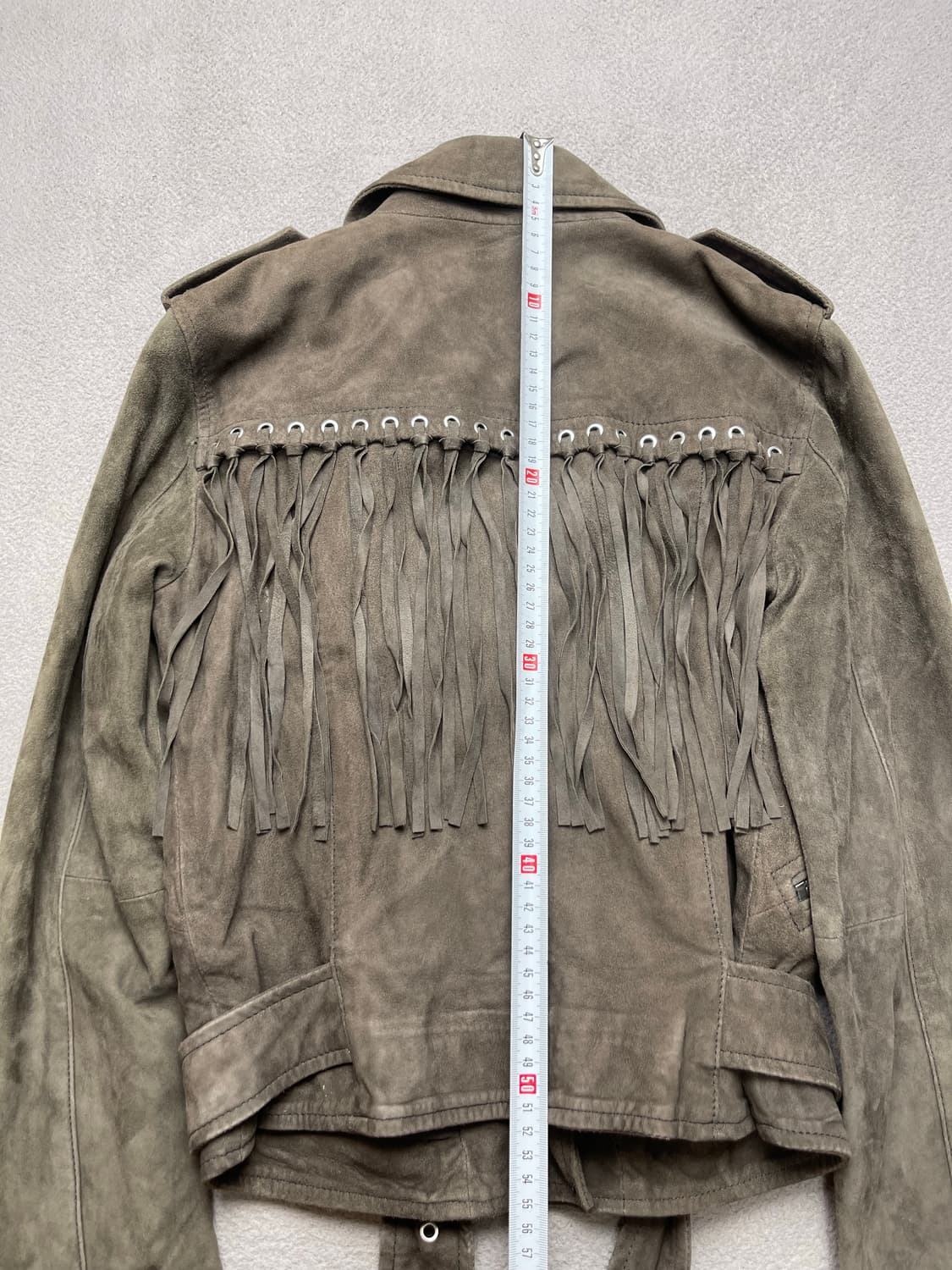 [4] all saints 올세인츠 가죽 프린지자켓- - 라이더자켓 (여 상품이미지6