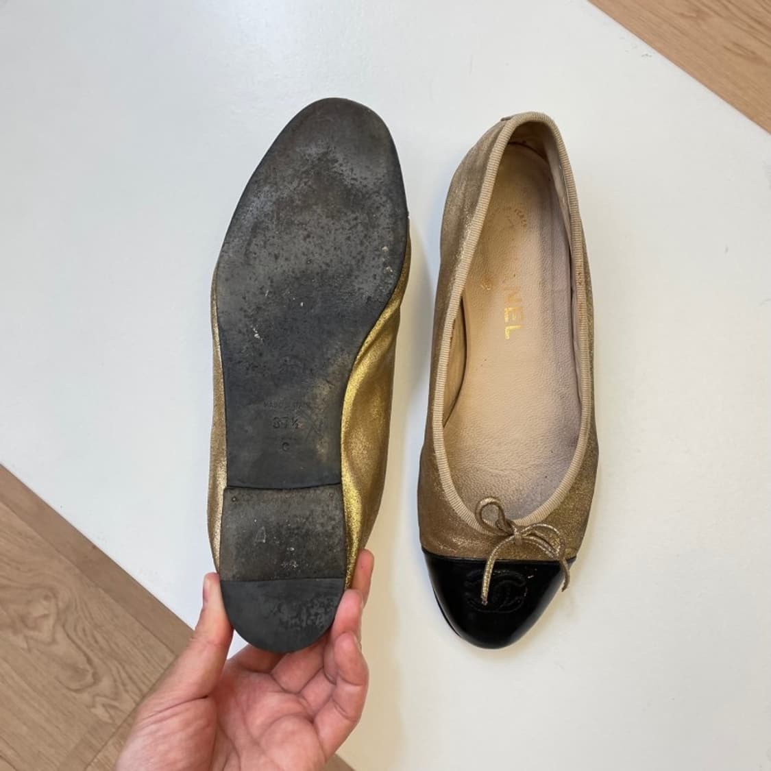 정품 샤넬 플랫슈즈 상품이미지4