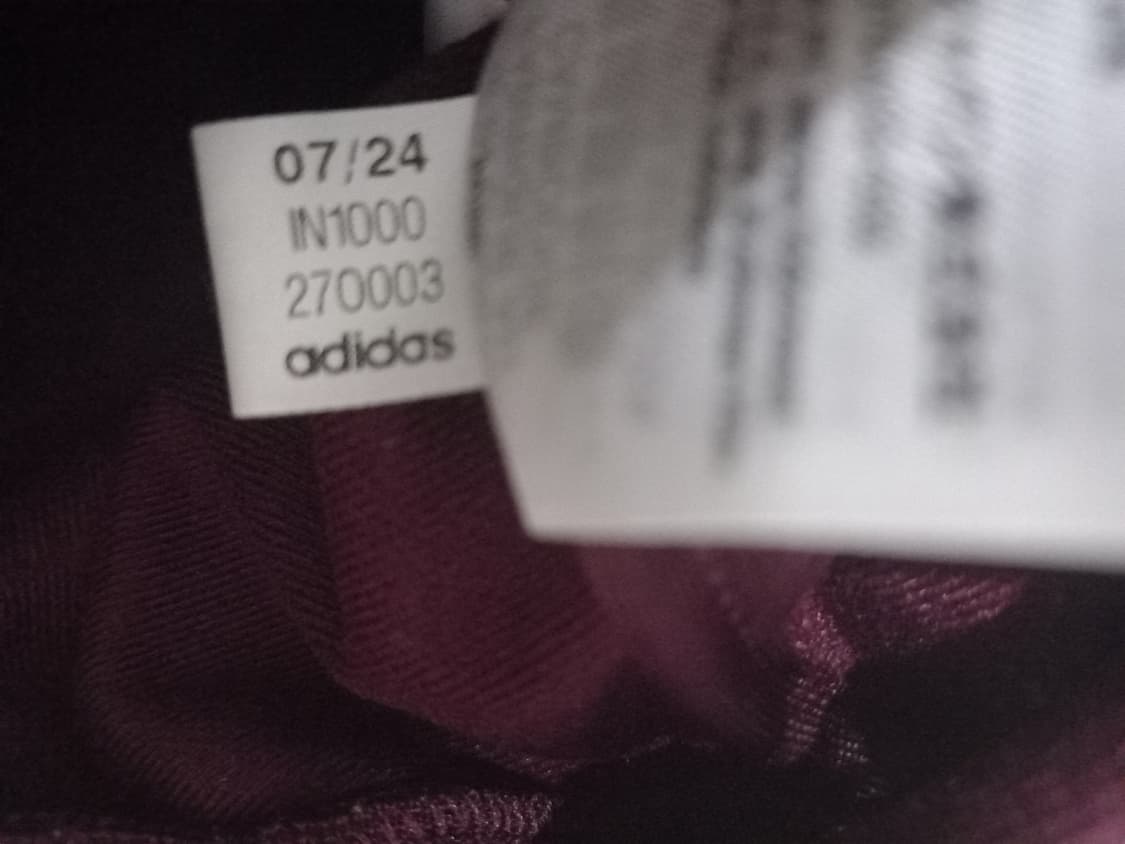 아디다스 BB트랙탑 마룬 와인 버건디 저지 져지집업 90/S 상품이미지6