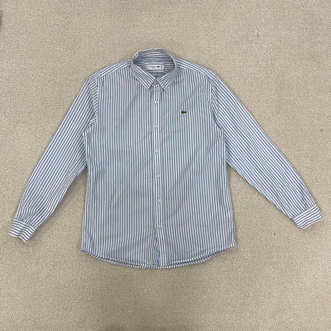[40] 라코스테 슬림핏 스트라이프 셔츠 남방 0106M1 상품이미지1