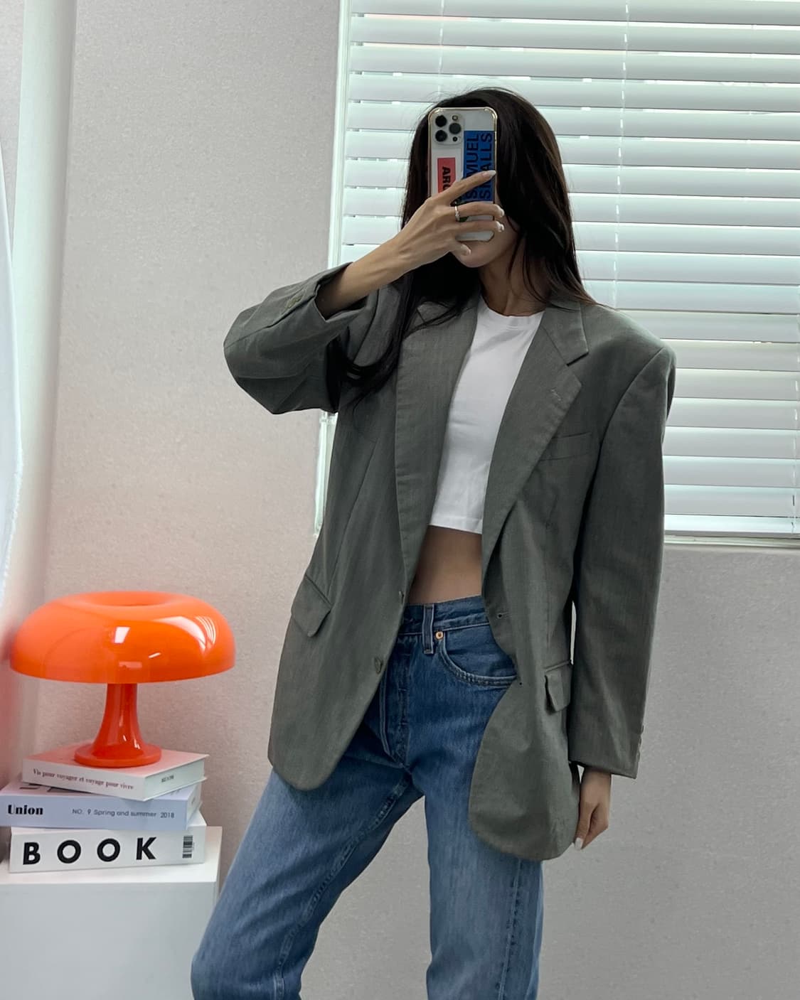 (M)빈티지 울 블레이져-M1471 상품이미지1