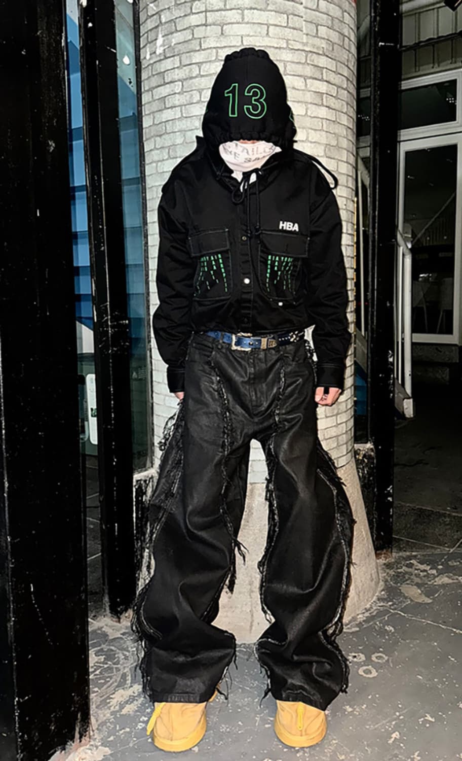 Distressed Baggy Denim Pants  상품이미지3