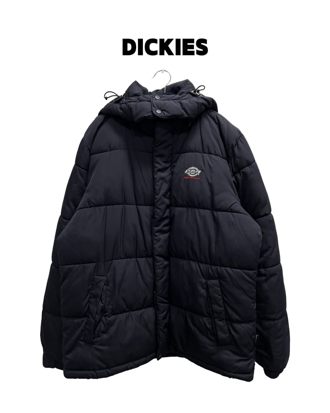 (L) 디키즈 올드스쿨 숏패딩 다크네이비 상품이미지1