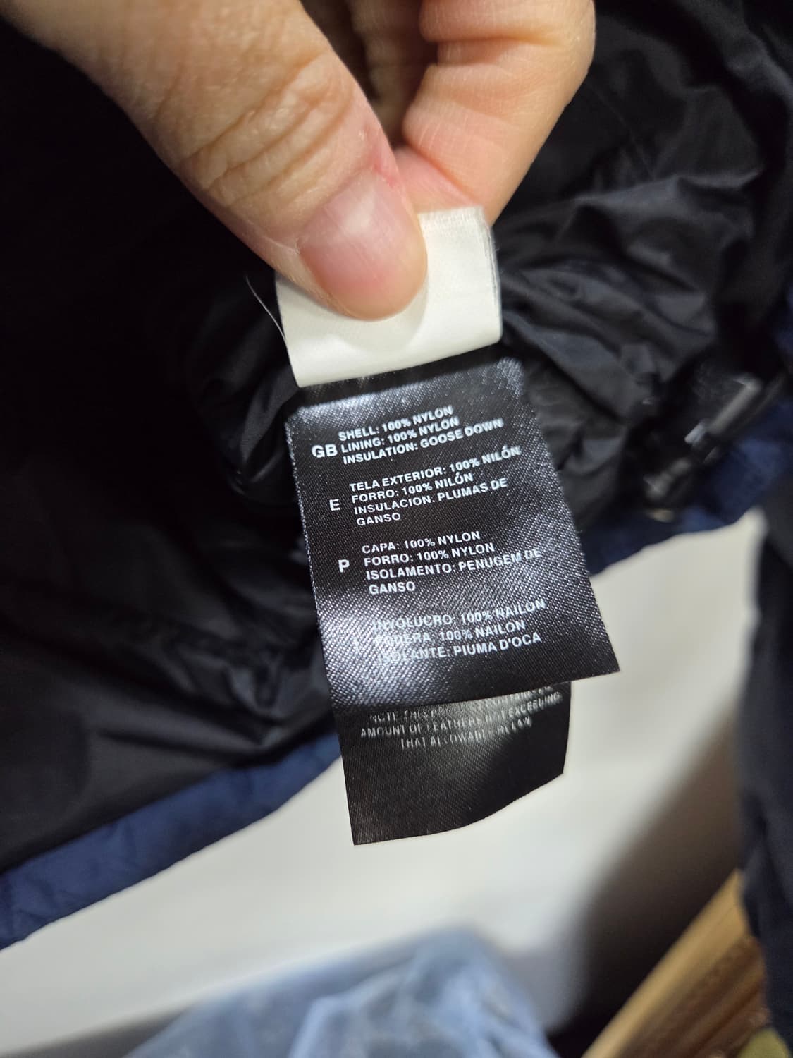 노스페이스 1211-10.  900 눕시 패딩 네이비 SUMMIT 남자 상품이미지5