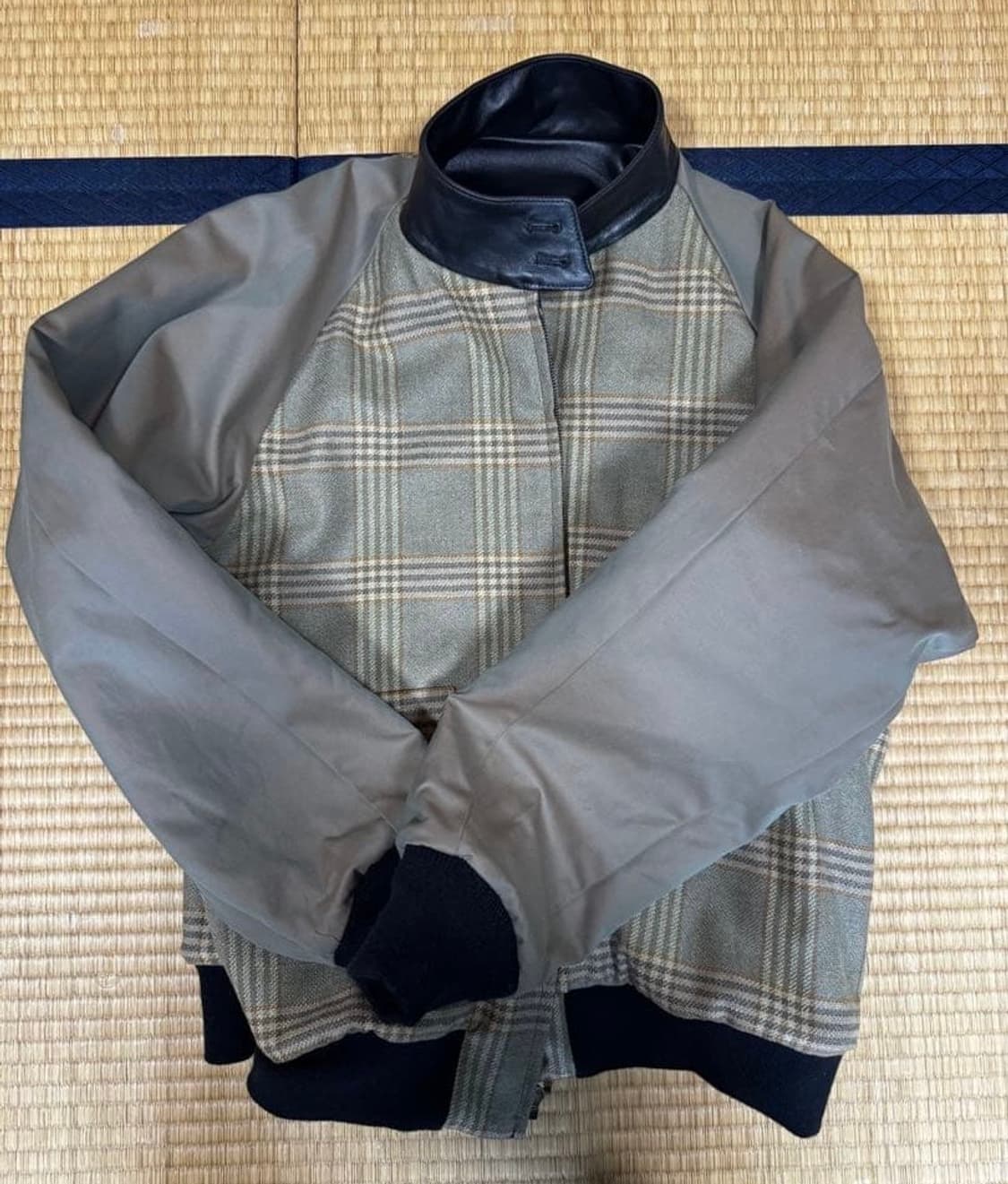 23aw Leather Harrington Jacket 상품이미지6