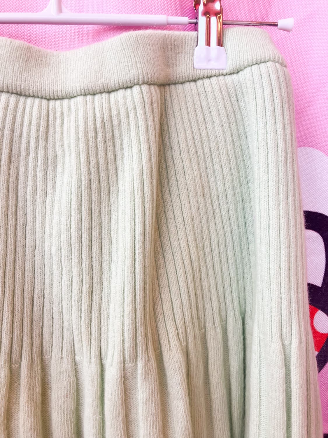 jpn 메로나 니트 미디 스커트 상품이미지3