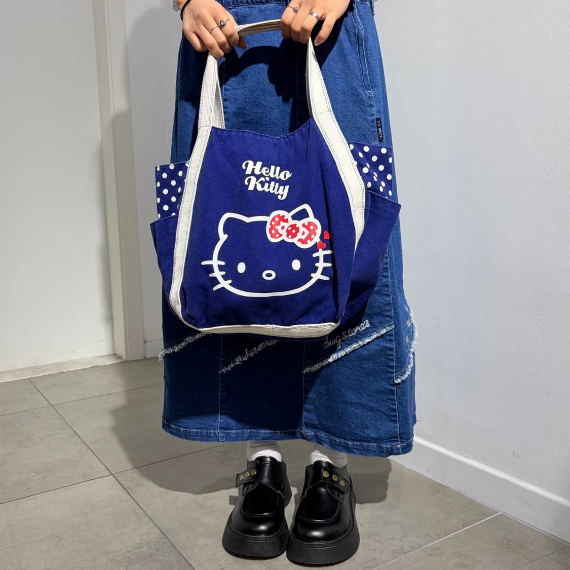 헬로키티 도트 땡땡이 숄더백 가방 상품이미지1