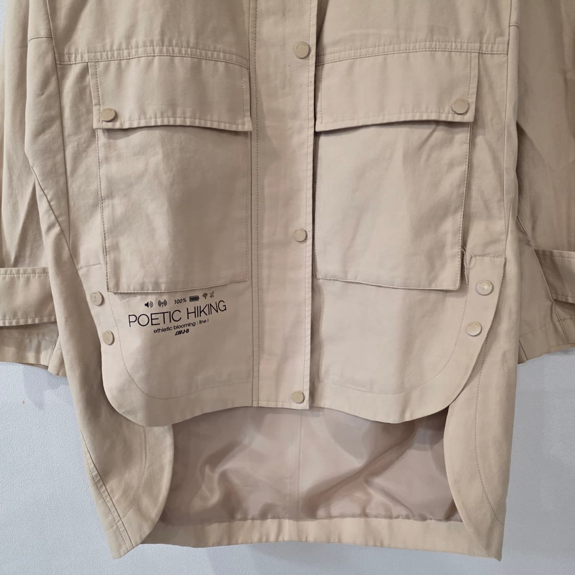 JUCY JUDY 베이지 후드 야상 점퍼 80 상품이미지4