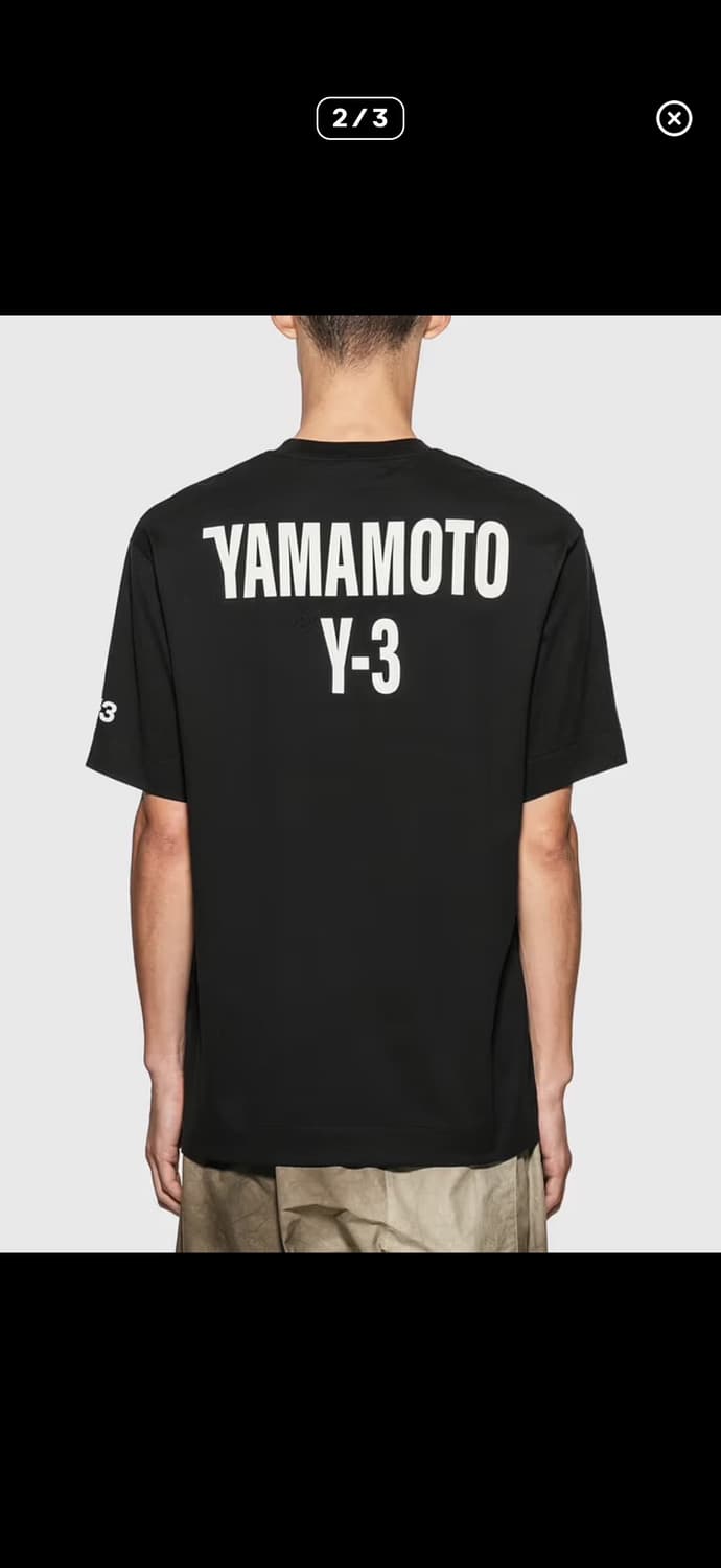 Y-3 숏슬리브 백로고 반팔 상품이미지1