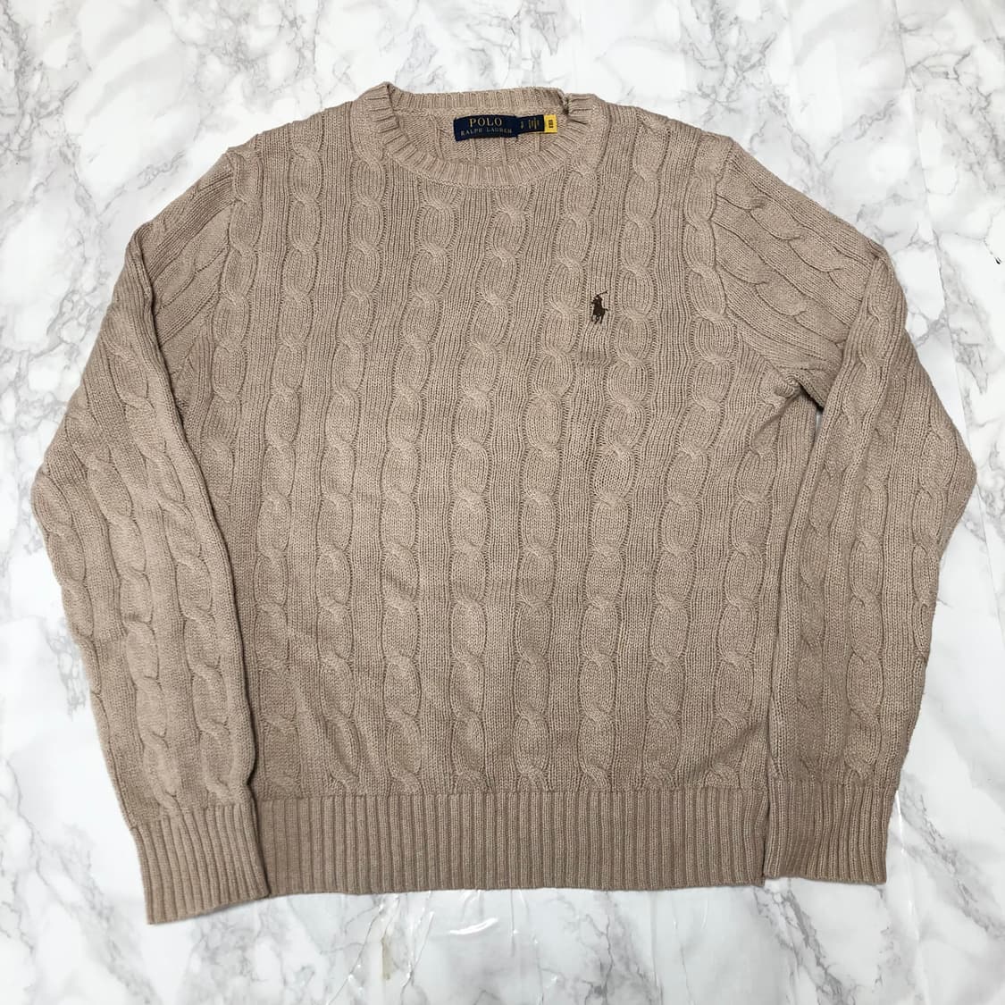 폴로 랄프로렌 니트 꽈배기 스웨터 상태굿 상품이미지1