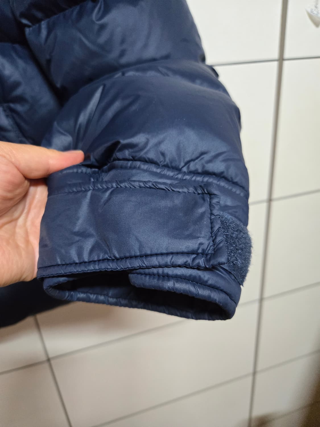 디젤 남성 네이비 다운 패딩 상품이미지5