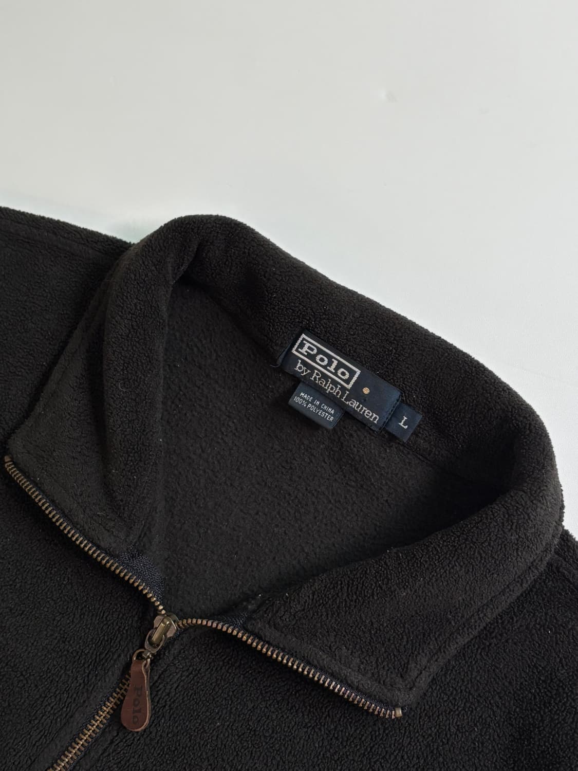 Polo 폴로 랄프로렌 블랙컬러 플리스 하프집업 상품이미지2
