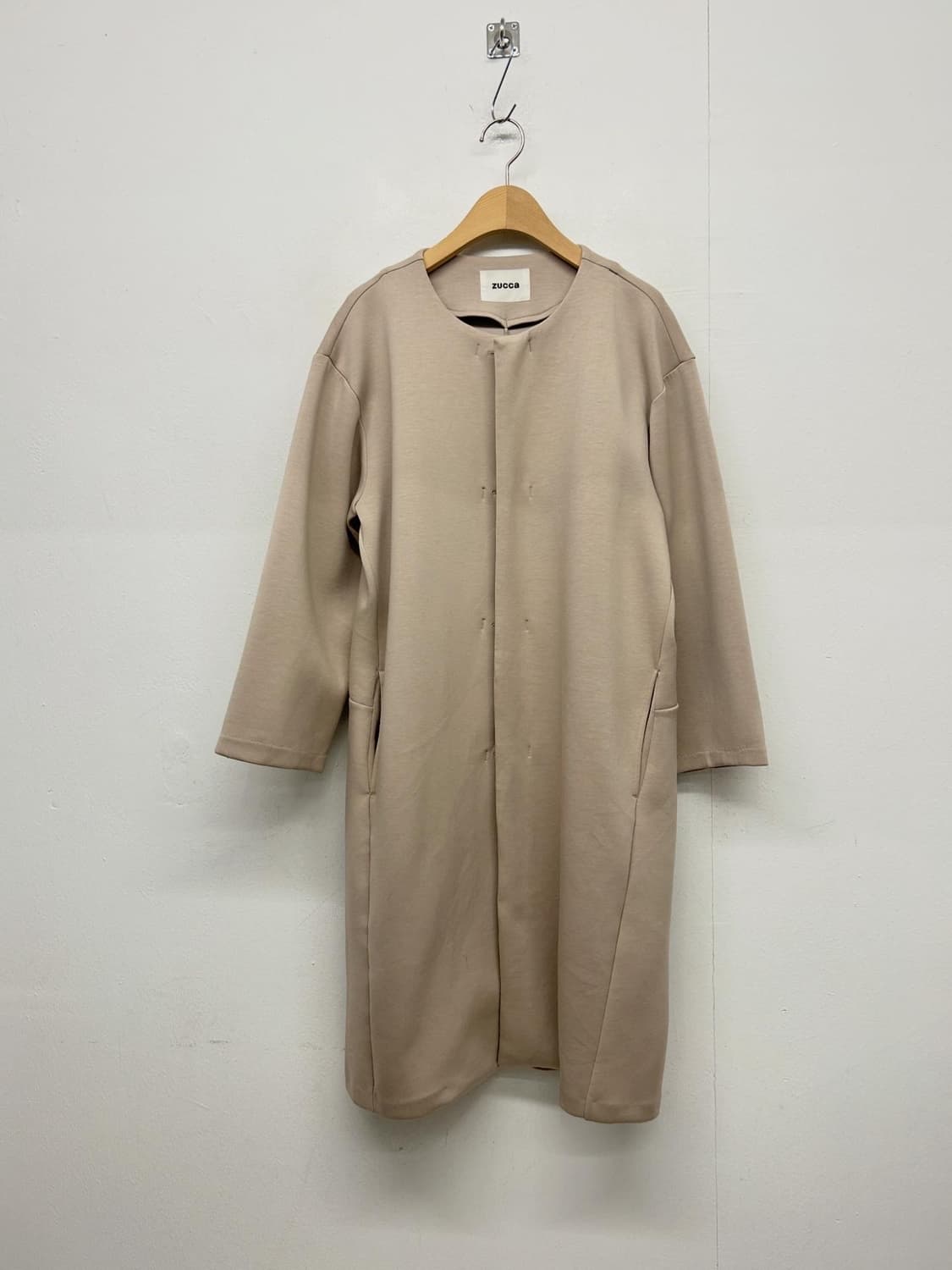 zucca 주카 베이지색 코트 상품이미지1