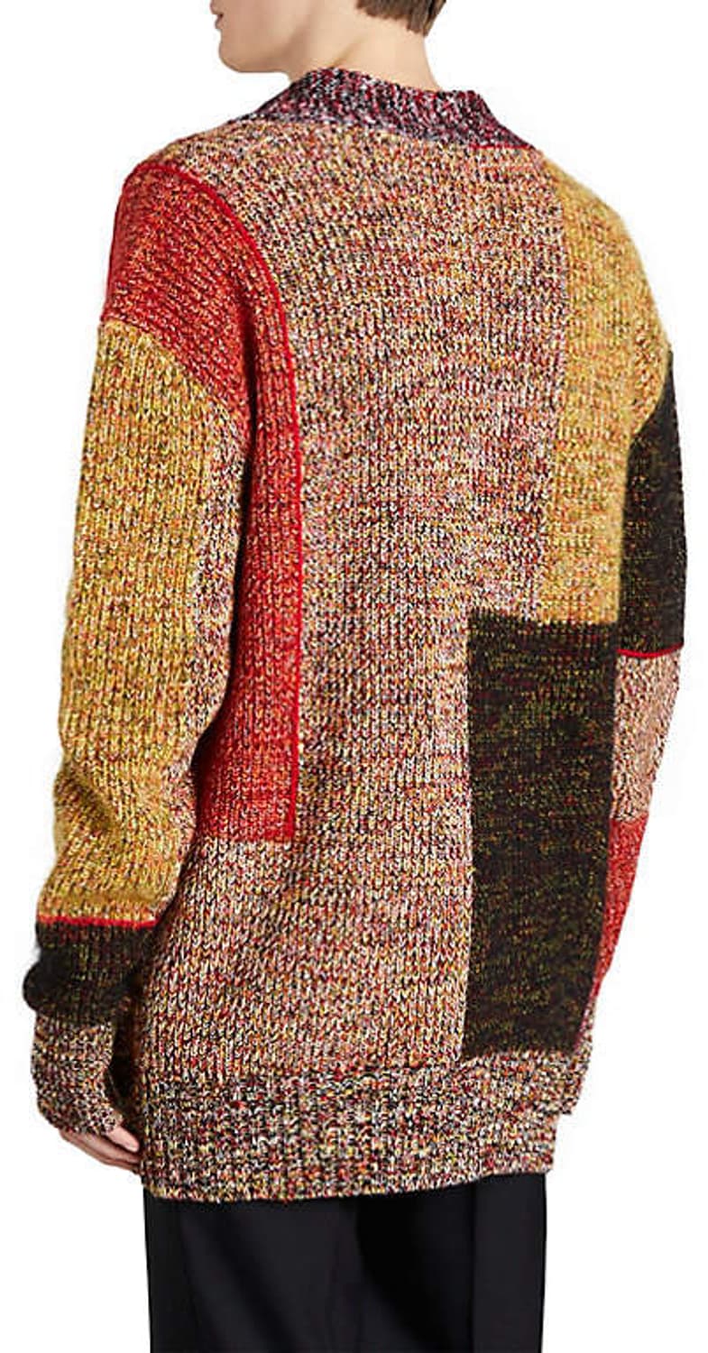 Burberry 컬러블록 멜란지 울가디건L 상품이미지2