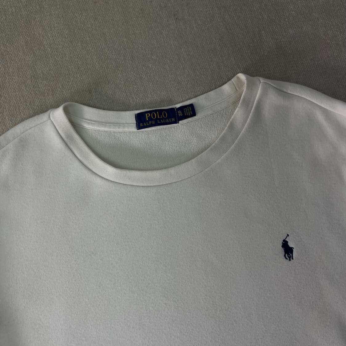 105 폴로랄프로렌 스몰포니 화이트 맨투맨  상품이미지2