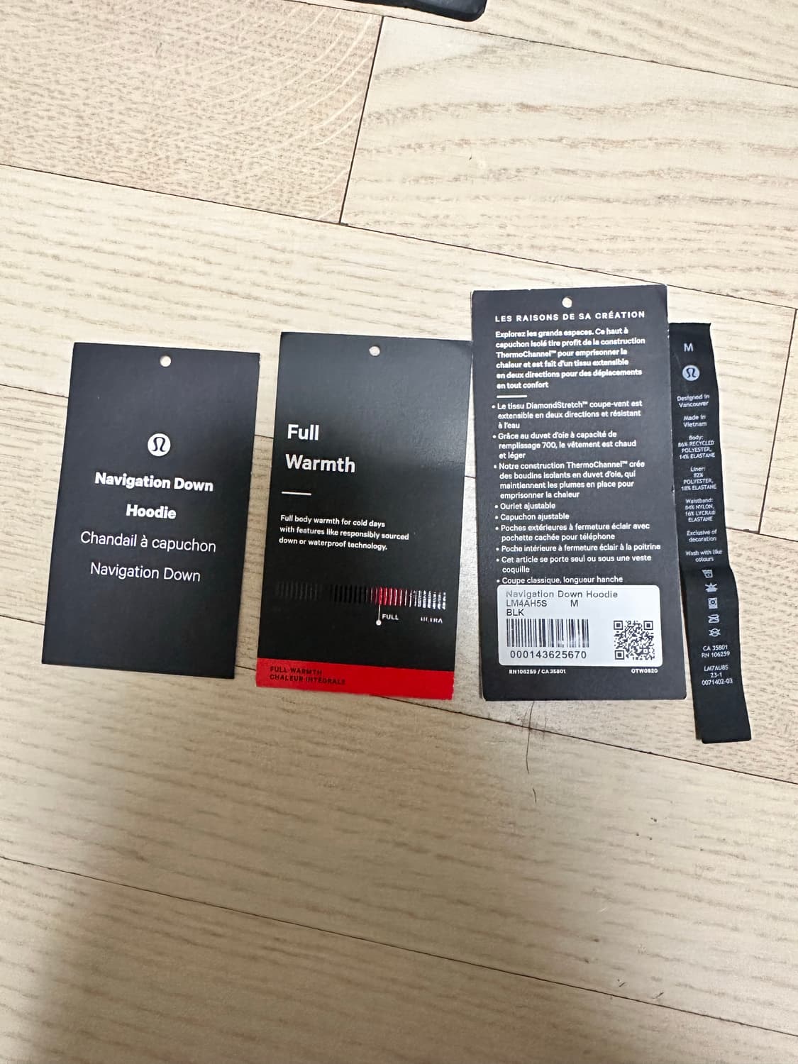 룰루레몬 네비게이션 다운 후디 (구스 다운 패딩) 상품이미지8