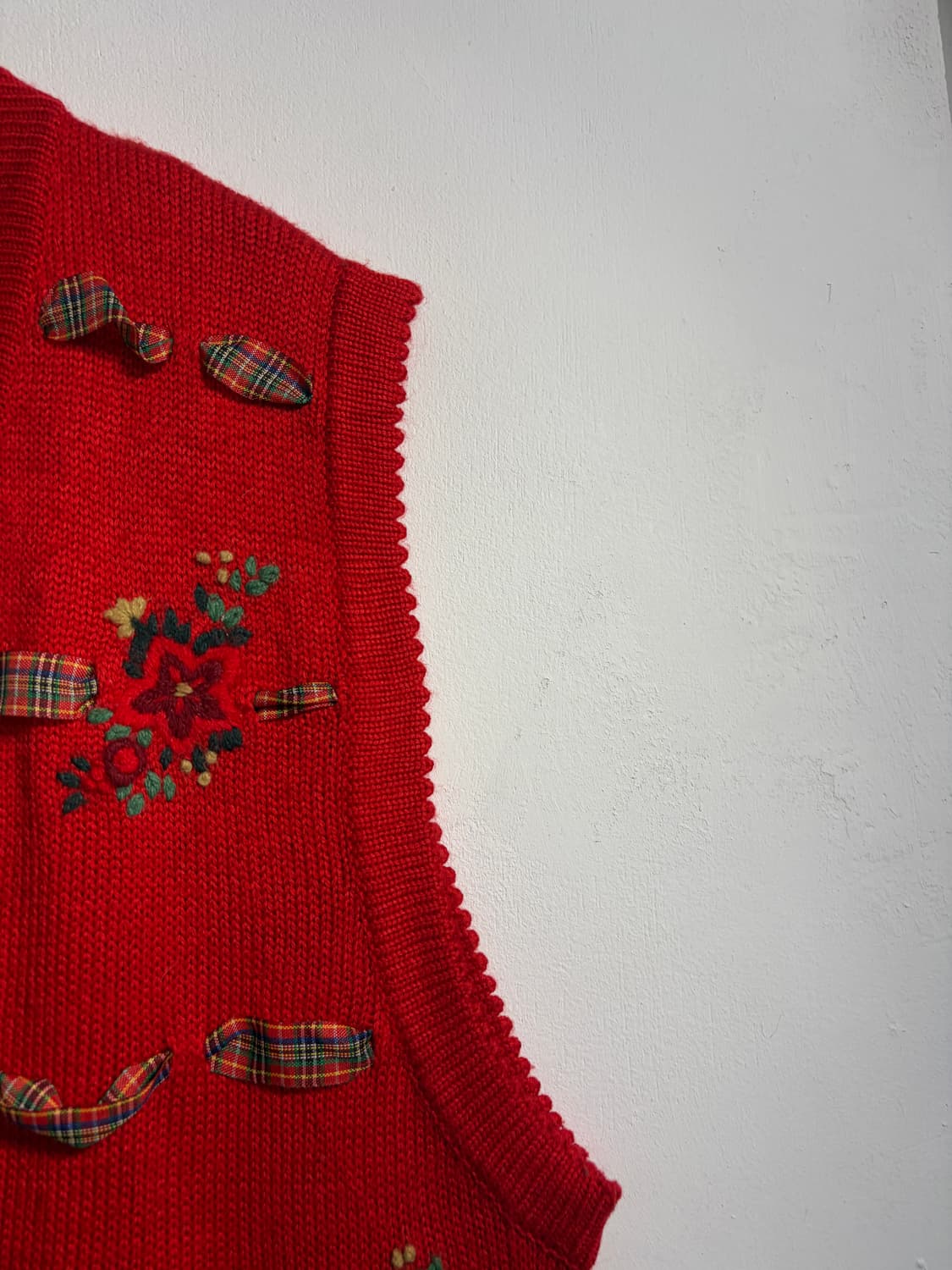 U.S.A. 크리스마스 어글리 니트 베스트  상품이미지4