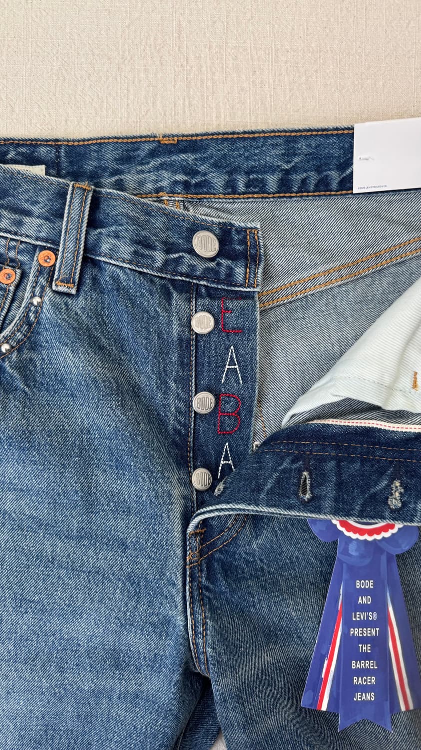 Bode x levis barrel racer jean 30 size 상품이미지7