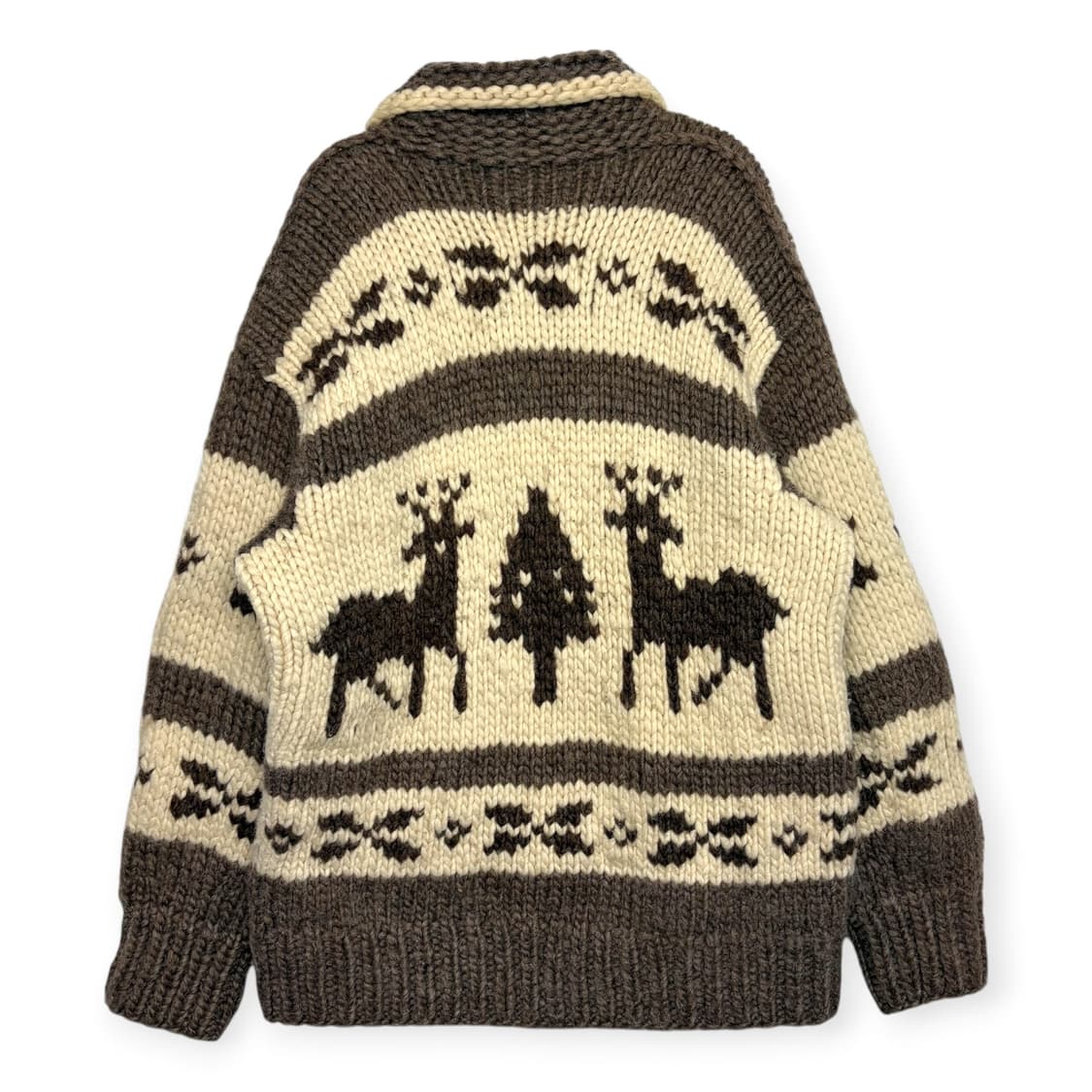 썬더버드 캐나다 코위찬 니트 가디건 집업 자켓 상품이미지7