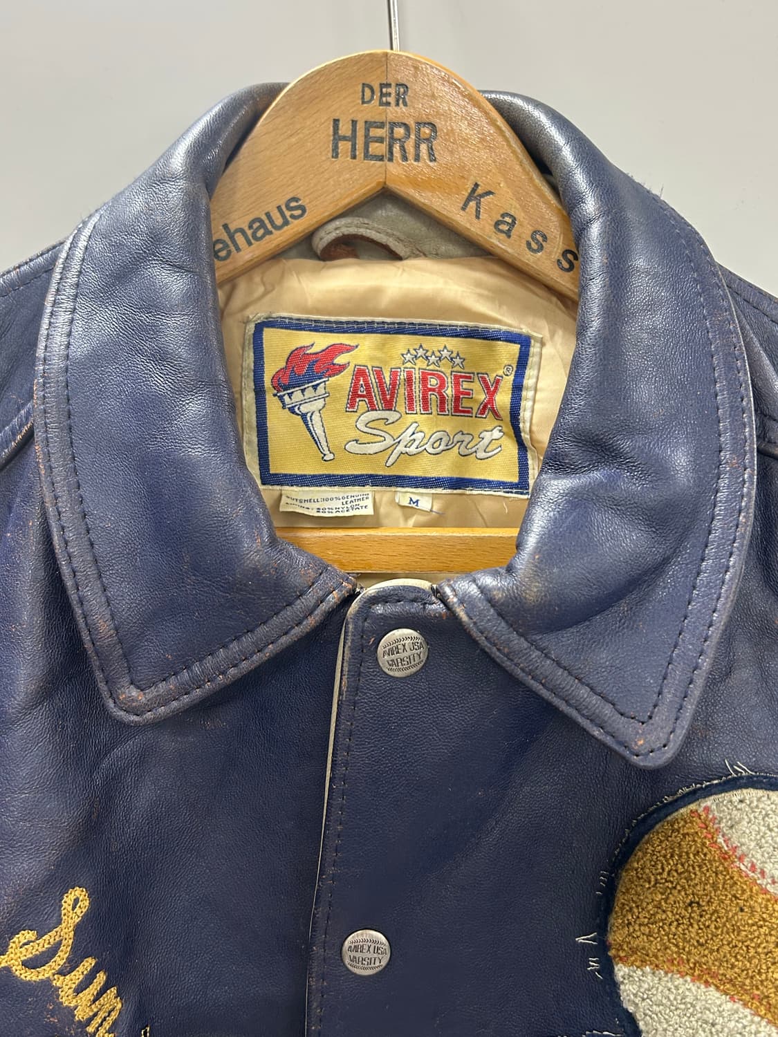 90s 아비렉스 미드나잇 선 리그 바시티 자켓 상품이미지4