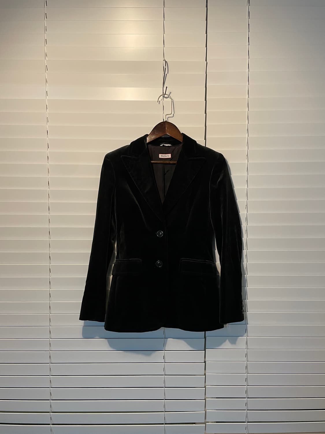 막스앤코 벨벳 투버튼 블레이저 상품이미지3