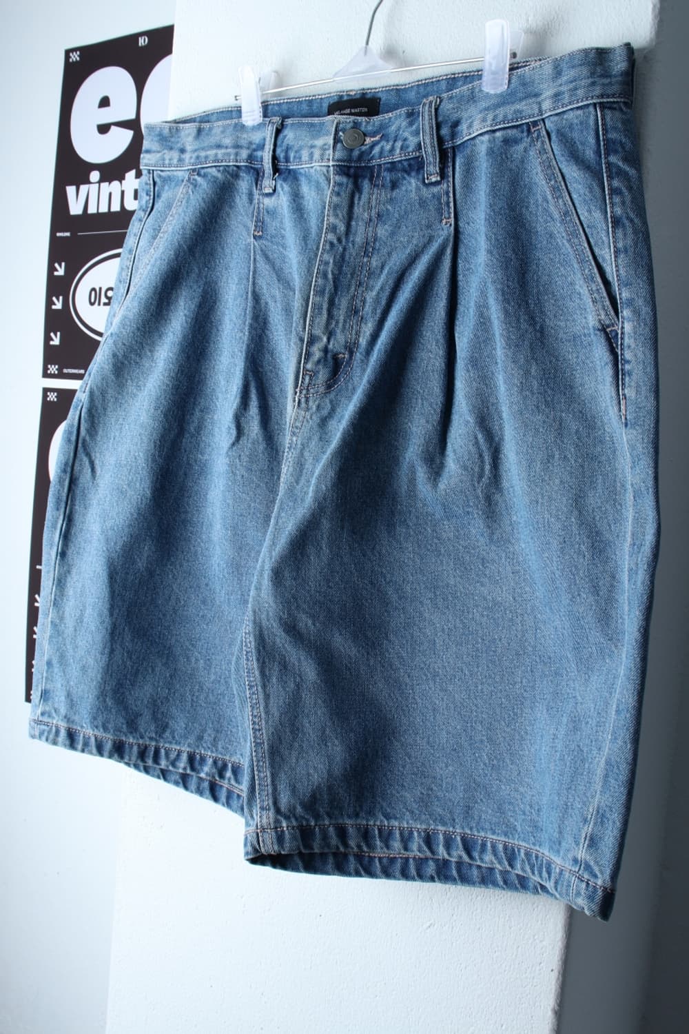(2XL) 멜란지마스터 반바지 팬츠 빅사이즈 데님 청 아메카지-P9994 상품이미지1
