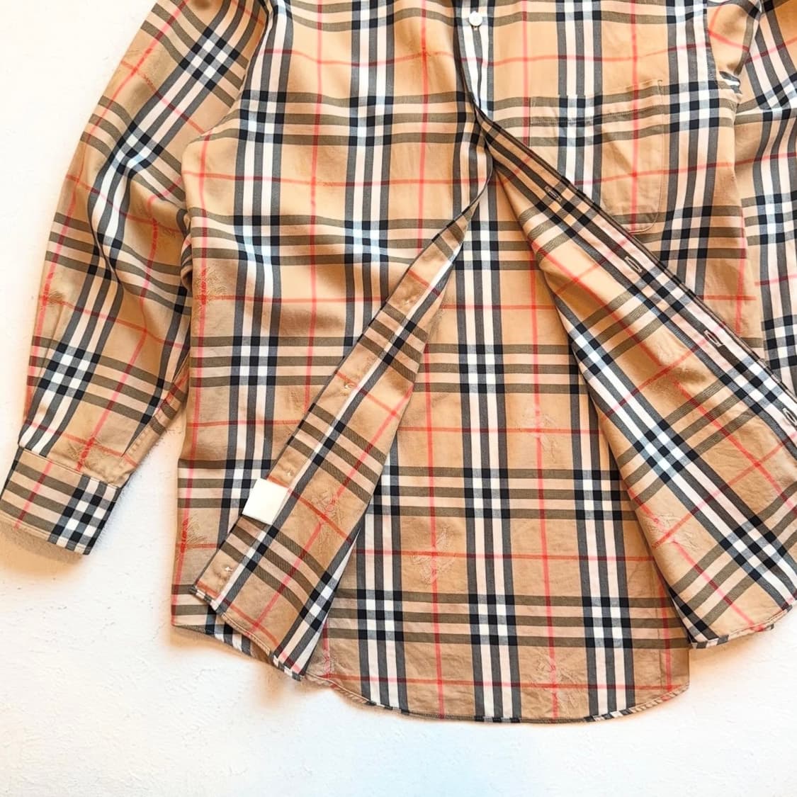 버버리 기마로고 노바 체크 셔츠 상품이미지6