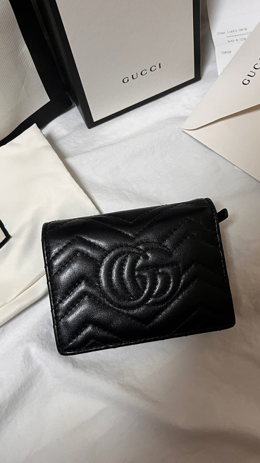 [정품] 구찌 GG 마몽 마몬트 마틀라세 카드지갑 상품이미지7