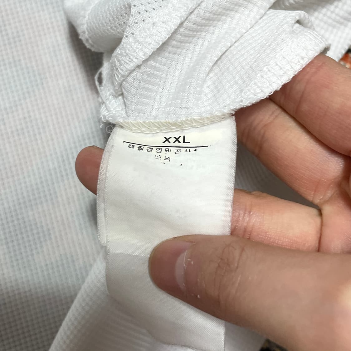 노스페이스 서밋 화이트배색 반집업 기능성 반팔티셔츠 남성110 상품이미지7