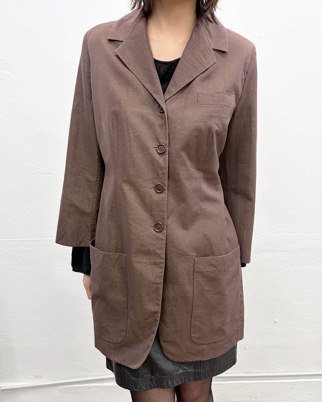 90s 로메오 질리 글리터 롱 자켓 상품이미지4