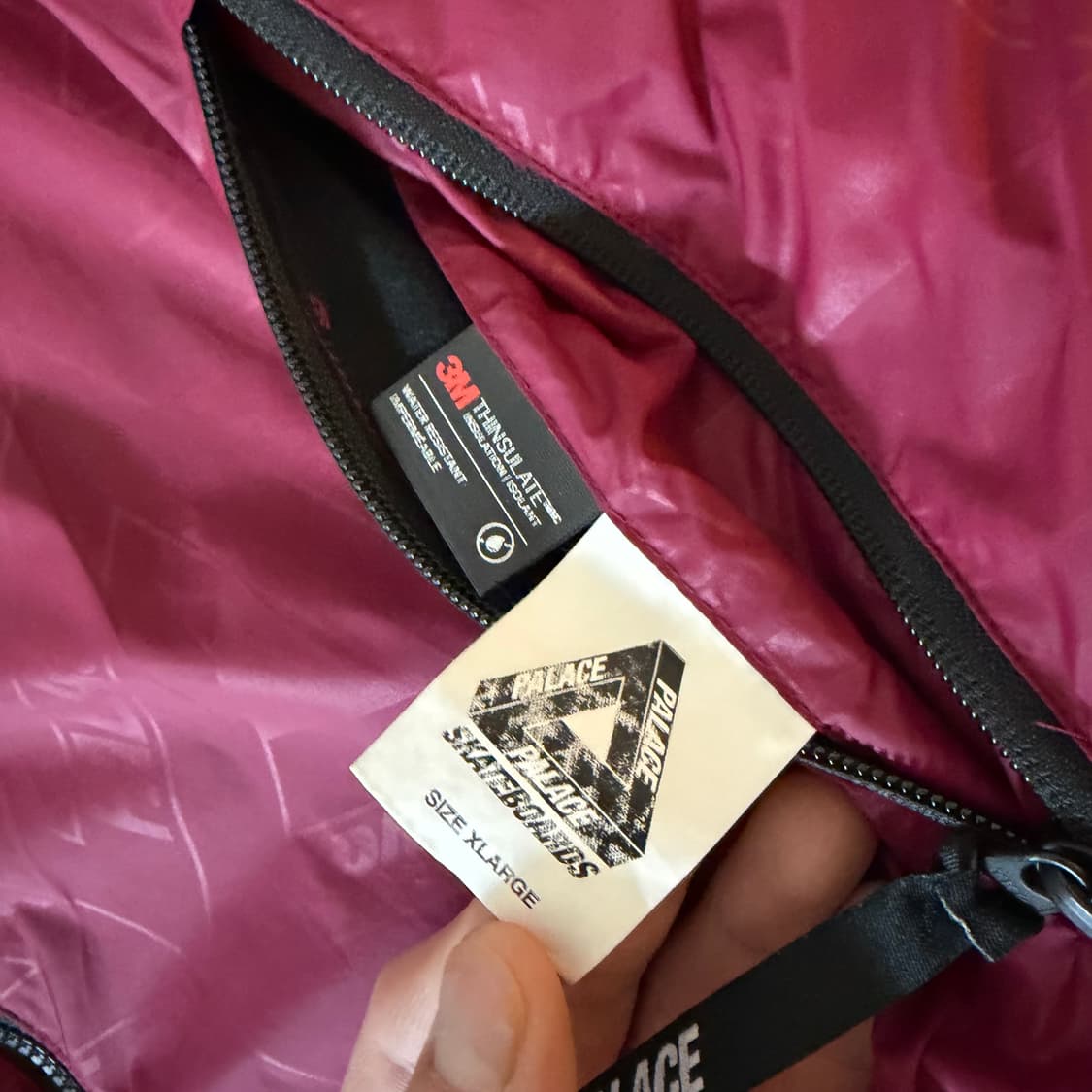 [XL] 팔라스 3M 신슐레이트 리버시블 패킹 자켓 버건디 상품이미지2