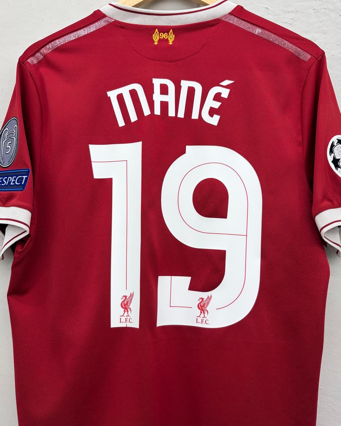 뉴발란스 18-19 리버풀 홈 챔스 파이널킷 사디오 마네 상품이미지2