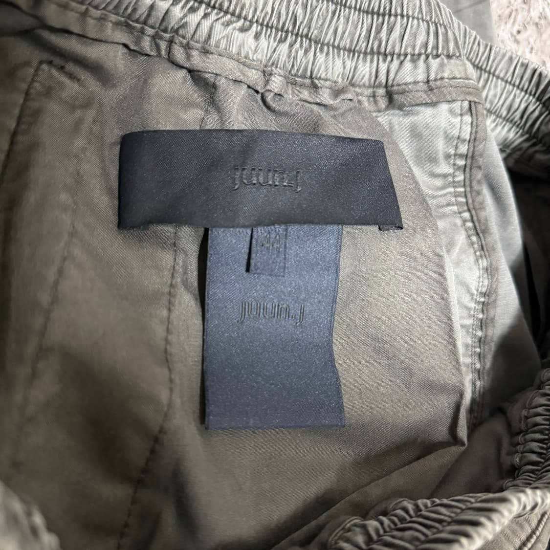 준지 21ss 가먼트다이드 카고 조거팬츠 그레이 44 상품이미지3