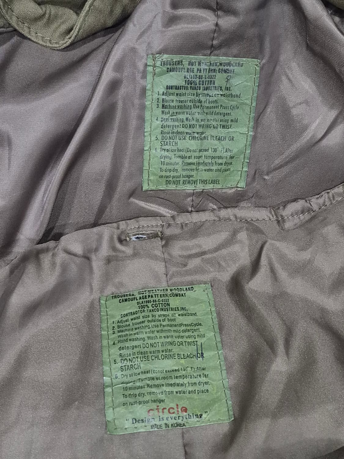 미군용 야전상의 개카파 M65 필드 자켓 여성 100사이즈 상품이미지7