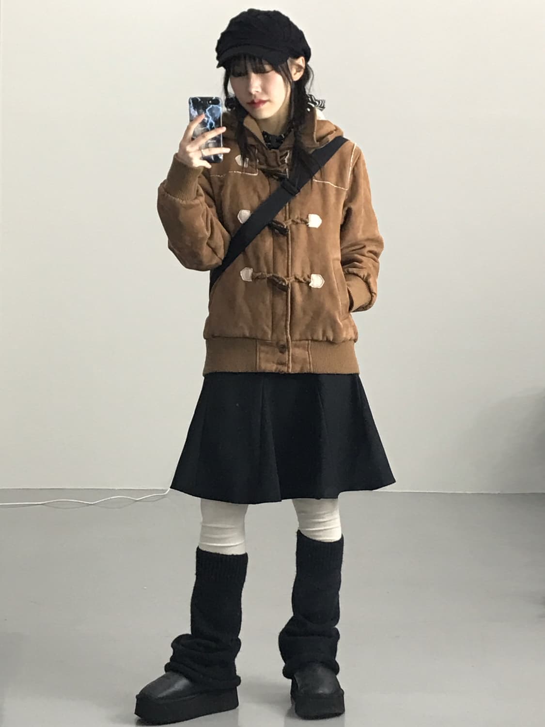 Pincpong Toggle Brown Hoodie Jacket 상품이미지2