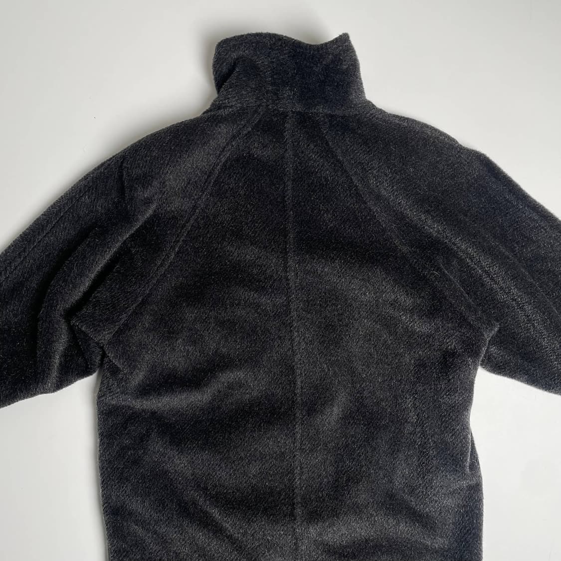 Old sportmax 헤어리 울 블렌드 코트 (italy)   상품이미지8